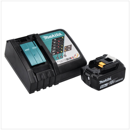 Taladro percutor inalámbrico Makita DHP 451 RT1 18 V 80 Nm + 1x batería 5,0 Ah + cargador