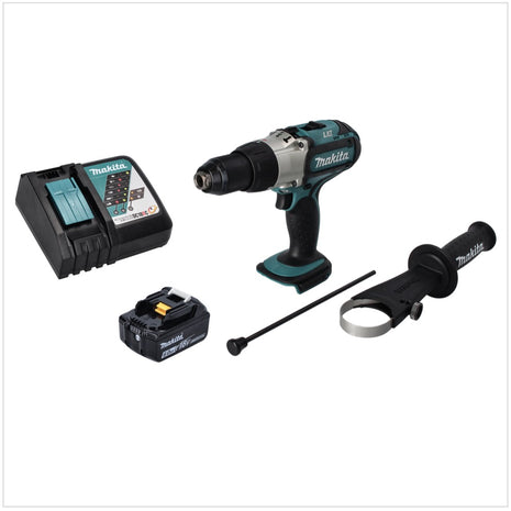 Makita DHP 451 RG1 Perceuse-visseuse à percussion sans fil 80 Nm 18V + 1x Batterie 6,0 Ah + Chargeur