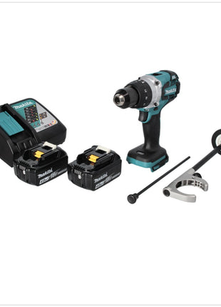 Makita DHP 481 RM Akku Schlagbohrschrauber 18 V 115 Nm Brushless + 2x Akku 4,0 Ah + Ladegerät - Toolbrothers