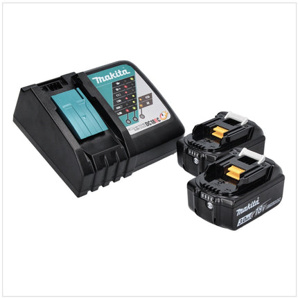 Taladro de percusión sin cable Makita DHP 484 RF 18 V 54 Nm sin escobillas + 2x batería recargable 3,0 Ah + cargador