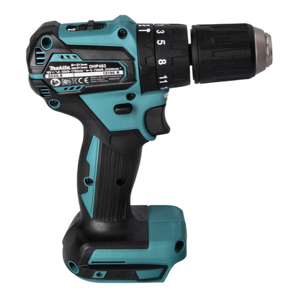 Makita DHP 483 RF1 akumulatorowa wiertarko-wkrętarka udarowa 18 V 40 Nm bezszczotkowa + 1x akumulator 3,0 Ah + ładowarka