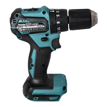 Trapano avvitatore a percussione senza filo Makita DHP 483 RM 18 V 40 Nm Brushless + 2x batteria 4,0 Ah + caricabatterie