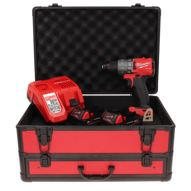 Taladro percutor inalámbrico Milwaukee M18 FPD2-202FC TX 18 V 135 Nm sin escobillas + 2x baterías 2,0 Ah + cargador + maletín TX