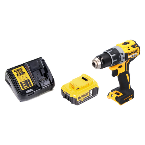 DeWalt DCD 791 P1 Perceuse-visseuse sans fil 18 V 70 Nm Brushless + 1x batterie 5,0 Ah + chargeur