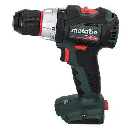 Metabo SB 18 LT BL Perceuse-visseuse à percussion sans fil 75 Nm 18 V Brushless + Coffret MetaBOX + Set d'embouts, 32 pcs. - sans batterie, sans chargeur