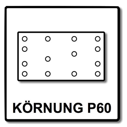 Festool Ruby tiras de lija STF 93x178 P 60 200 piezas (4x 499062) para correderas RS 300 / RS 3 / LRS 93