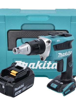 Makita DFS 452 F1J Akku Schnellbauschrauber 18 V Brushless + 1x Akku 3,0 Ah + Makpac - ohne Ladegerät - Toolbrothers