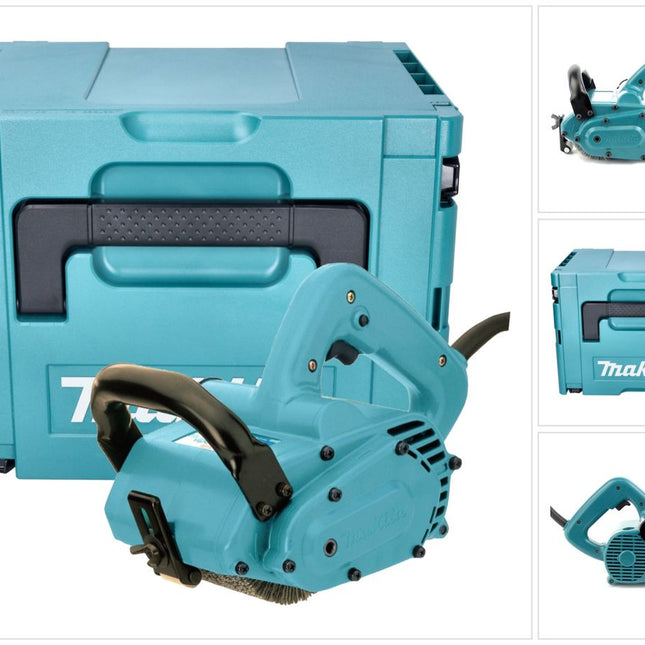 Makita 9741 J Ponceuse à brosses 860 watts 3500 t/mn + Makpac