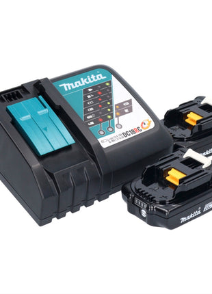 Makita DHR 171 RAJ marteau perforateur sur batterie 18 V 1,2 J SDS plus brushless + 2x batterie 2,0 Ah + chargeur + Makpac