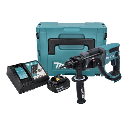 Makita DHR 202 RG1J 18 V 2,0 J SDS Plus + 1x batteria 6,0 Ah + caricabatterie + Makpac