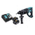 Makita DHR 202 RF cordless combi hammer 18 V 2.0 J SDS Plus + 2x rechargeable battery 3.0 Ah + charger