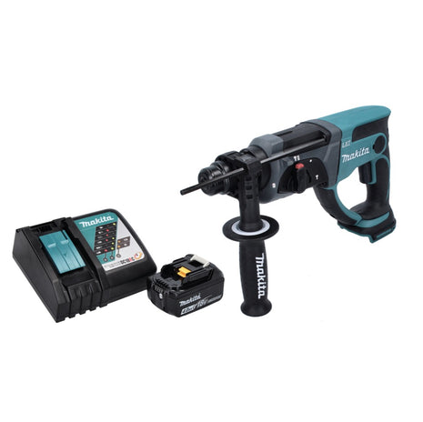 Makita DHR 202 RM1 Marteau perforateur burineur sans fil 18 V 2,0 J SDS Plus + 1x Batterie 4,0 Ah + Ladegert