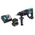 Makita DHR 202 RT cordless combi hammer 18 V 2.0 J SDS Plus + 2x rechargeable battery 5.0 Ah + charger