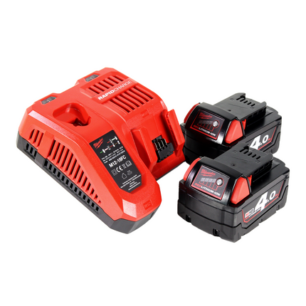 Taladro percutor inalámbrico Milwaukee M18 BLPD2-402 FC 18 V 82 Nm sin escobillas + 2x baterías 4,0 Ah + cargador