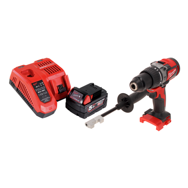 Milwaukee M18 BLPD2-501 FC Combi Drill 82 Nm 18V Brushless + 1x Battery 5.0 Ah + Charger