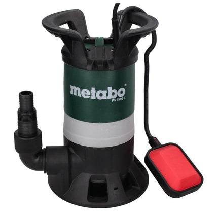 Metabo PS 7500 S Bomba eléctrica sumergible para aguas residuales 450 W 7.500 l/h 5 m profundidad ( 0250750000 )