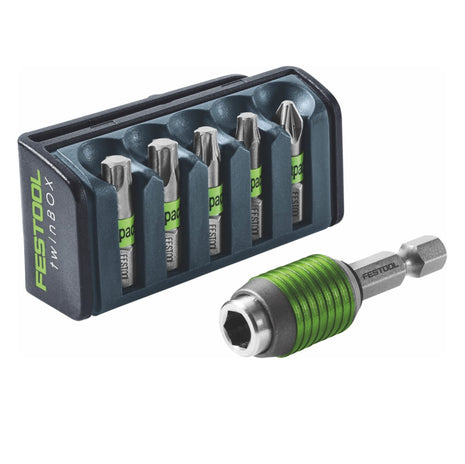 Festool BT-IMP SORT3 set di bit 6 pezzi ( 204383 ) resistente agli urti 25 mm per avvitatore a impulsi a batteria TID 18