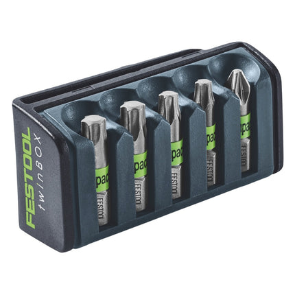 Festool BT-IMP SORT3 juego de 6 puntas ( 204383 ) resistentes al impacto 25 mm para llave de impacto inalámbrica TID 18