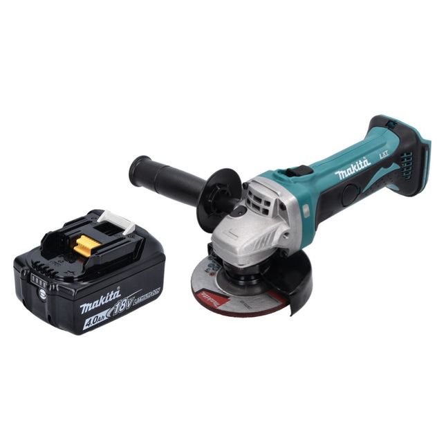 Amoladora angular sin cable Makita DGA 452 M1 18 V 115 mm + 1x batería 4,0 Ah - sin cargador