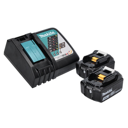 Sega circolare a batteria Makita DSS 611 RF 18 V 165 mm + 2x batterie 3,0 Ah + caricabatterie