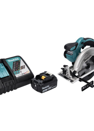 Makita DSS 611 RM1 Scie circulaire manuelle sans fil 18 V 165 mm + 1x batterie 4,0 Ah + chargeur