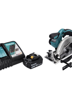 Makita DSS 611 RT1 cordless circular saw 18 V 165 mm + 1x rechargeable battery 5.0 Ah + charger