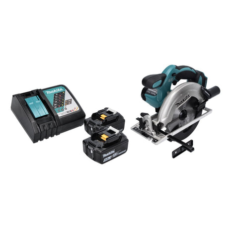 Makita DSS 611 RT cordless circular saw 18 V 165 mm + 2x battery 5.0 Ah + charger