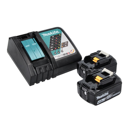 Martillo perforador a batería Makita DHR 241 RM 18 V 2.0 J SDS plus + 2x batería 4.0 Ah + cargador