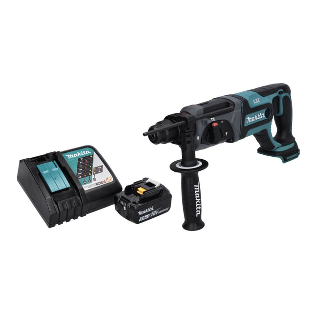 Taladro atornillador a batería Makita DHR 241 RT1 18 V 2.0 J SDS plus + 1x batería 5.0 Ah + cargador