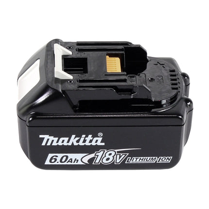Makita DHR 243 G1J Perforateur sans fil 18 V 2,0 J SDS plus Brushless + 1x Batterie 6,0 Ah + Makpac - sans chargeur
