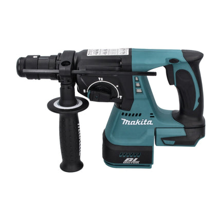 Makita DHR 243 RG1J Martello perforatore a batteria 18 V 2,0 J SDS plus Brushless + 1x batteria 6,0 Ah + caricabatteria + Makpac