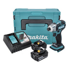 Avvitatore a impulsi a batteria Makita DTS 141 RTJ 18 V 40 Nm 1/4