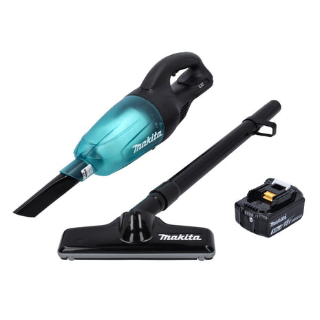 Makita DCL 180 F1 B cordless hoover 18 V black + 1x rechargeable battery 3.0 Ah - without charger