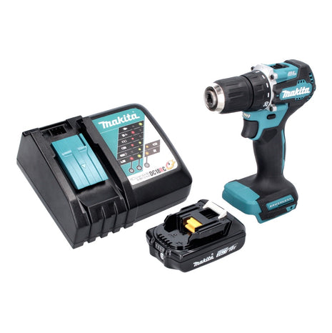 Trapano avvitatore a batteria Makita DDF 487 RA1 18 V 40 Nm brushless + 1x batteria ricaricabile 2,0 Ah + caricabatterie