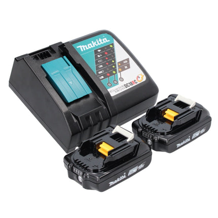 Taladro atornillador a batería Makita DDF 487 RA 18 V 40 Nm sin escobillas + 2x batería recargable 2,0 Ah + cargador