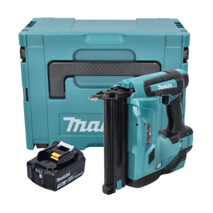 Clavadora sin cable Makita DBN 500 F1J, 15-50 mm, 18 V + 1x batería 3,0 Ah + Makpac - sin cargador