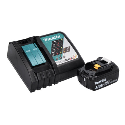 Makita DBN 500 RF1J Akumulatorowa gwoździarka pionowa 18 V 15-50 mm + 1x akumulator 3,0 Ah + ładowarka + Makpac