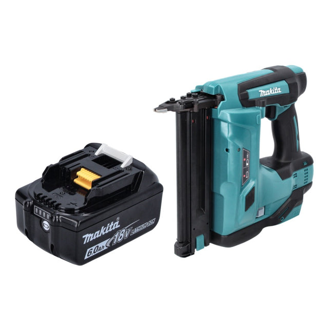 Clavadora a batería Makita DBN 500 G1, 15-50 mm, 18 V + 1x batería 6,0 Ah - sin cargador