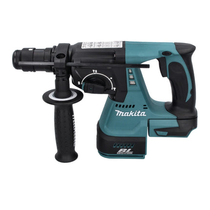 Makita DHR 243 RF cordless hammer drill 18 V SDS plus brushless + 2x rechargeable battery 3.0 Ah + charger
