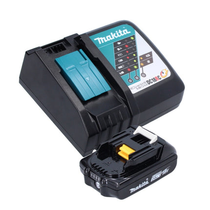 Makita DHP 487 RA1 Perceuse-visseuse à percussion sans fil 18 V 40 Nm Brushless + 1x Batterie 2,0 Ah + Chargeur