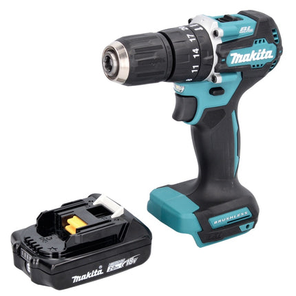 Makita DHP 487 A1 cordless impact drill 18 V 40 Nm brushless + 1x rechargeable battery 2.0 Ah - without charger