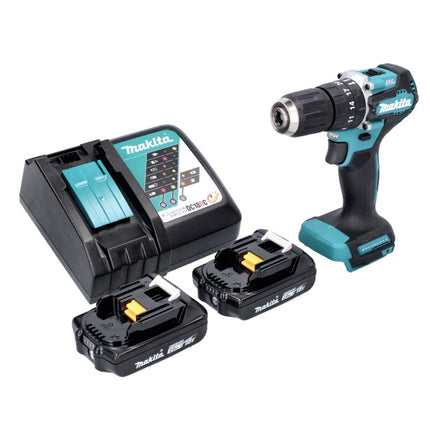 Makita DHP 487 RA Cordless Impact Drill 18 V 40 Nm Brushless + 2x rechargeable battery 2.0 Ah + charger