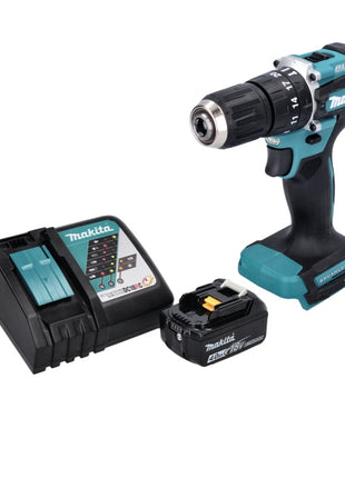 Makita DHP 487 RM1 Akku Schlagbohrschrauber 18 V 40 Nm Brushless + 1x Akku 4,0 Ah + Ladegerät - Toolbrothers