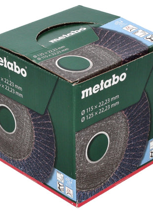 Metabo Lamellenschleifteller Fächerscheibe P 40 125 mm 22,23 mm  ( 10 x 623147000 ) für Winkelschleifer