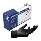 Guantes desechables de nitrilo Negro / Black 100 unidades talla L / Large - no estériles