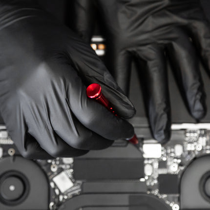 Nitril Einweg Handschuhe in Spenderbox Schwarz / Black 100 Stück Größe S / Small - nicht Steril