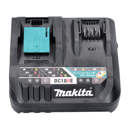 Makita DC 18 RE Multi Chargeur rapide 10,8 - 12 V / 14,4 - 18 V, pour batterie Li-Ion (198720-9)