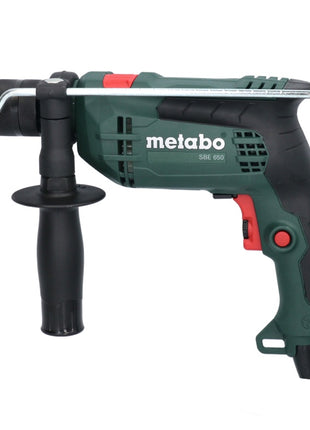 Metabo SBE 650 Set Trapano a percussione 320 W 10 Nm ( 600742870 ) + Set di 79 punte per avvit./forat. + Valigetta