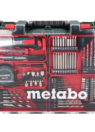 Metabo SBE 650 Set Schlagbohrmaschine 320 W 10 Nm ( 600742870 ) + 79 tlg. Bit Bohrer Set + Koffer