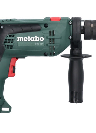 Metabo SBE 650 Set Trapano a percussione 320 W 10 Nm ( 600742870 ) + Set di 79 punte per avvit./forat. + Valigetta